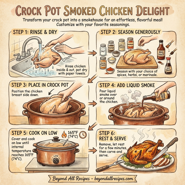 Crock Pot Smoked Chicken Delight instructions
