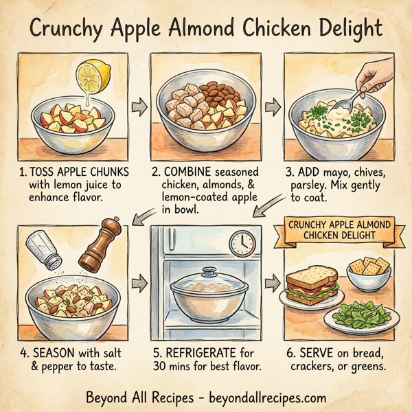 Crunchy Apple Almond Chicken Delight instructions