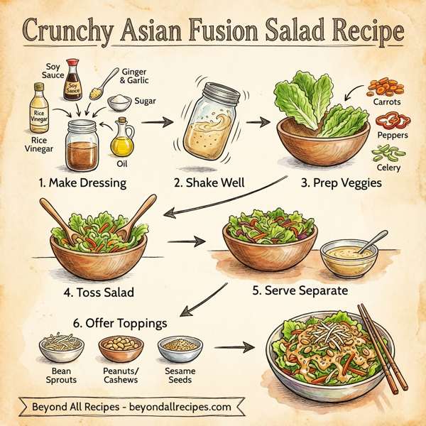 Crunchy Asian Fusion Salad instructions