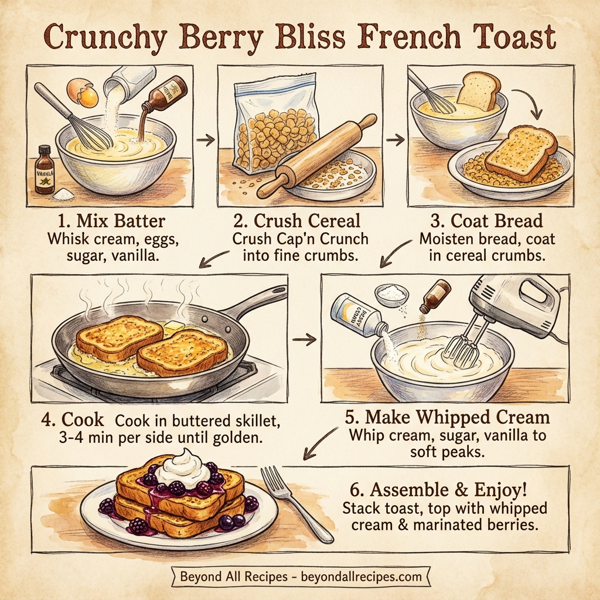 Crunchy Berry Bliss French Toast instructions
