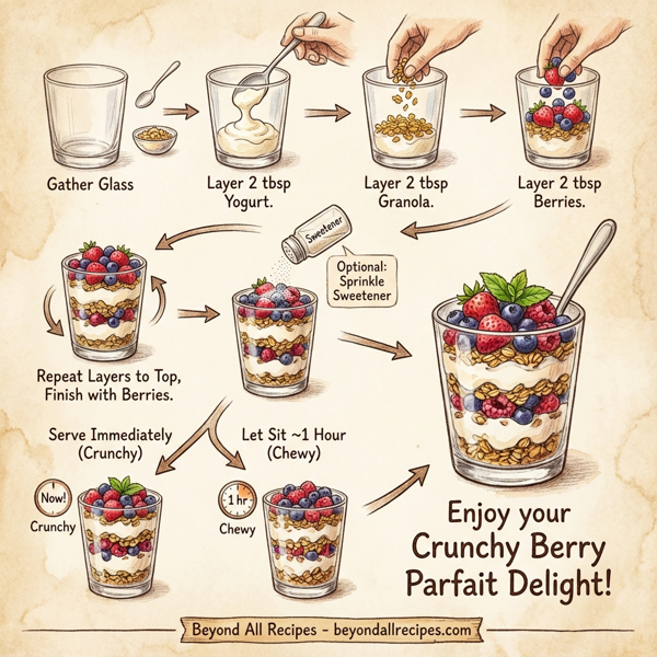 Crunchy Berry Parfait Delight instructions