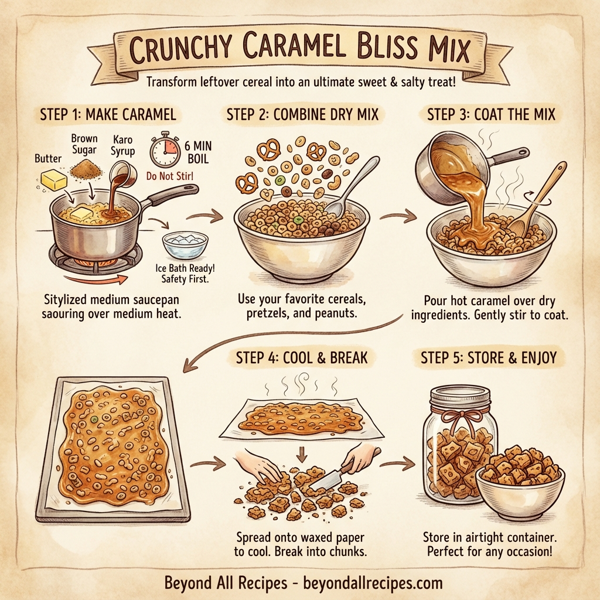 Crunchy Caramel Bliss Mix instructions
