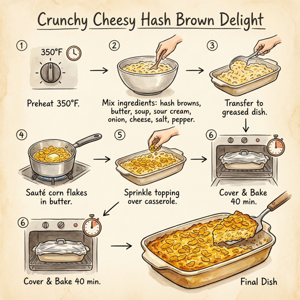 Crunchy Cheesy Hash Brown Delight instructions