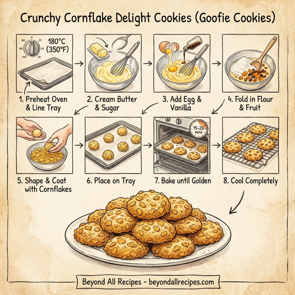 Crunchy Cornflake Delight Cookies instructions