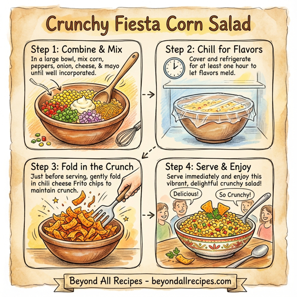 Crunchy Fiesta Corn Salad instructions