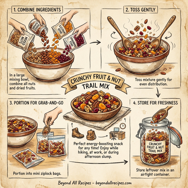 Crunchy Fruit & Nut Trail Mix instructions