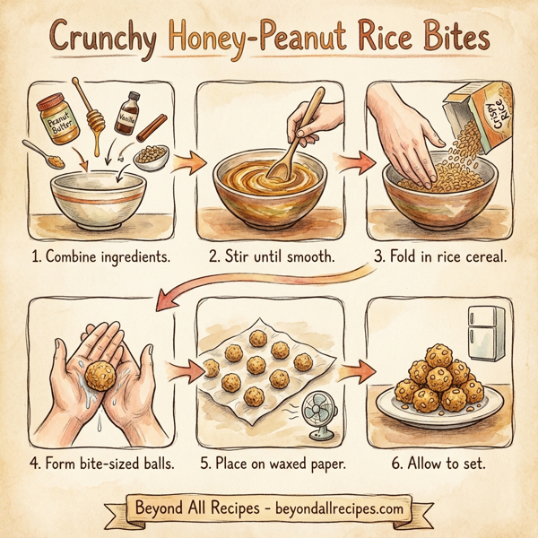 Crunchy Honey-Peanut Rice Bites instructions