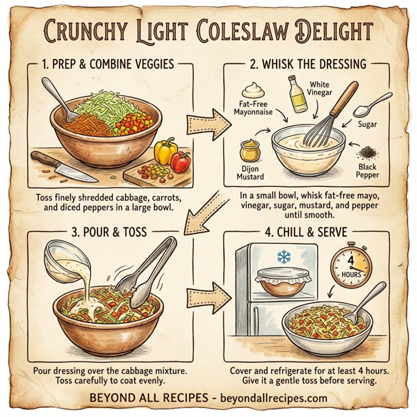 Crunchy Light Coleslaw Delight instructions