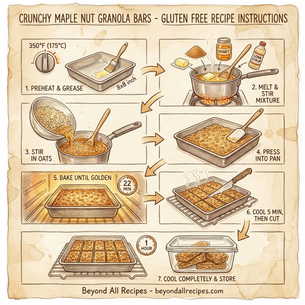 Crunchy Maple Nut Granola Bars - Gluten Free instructions