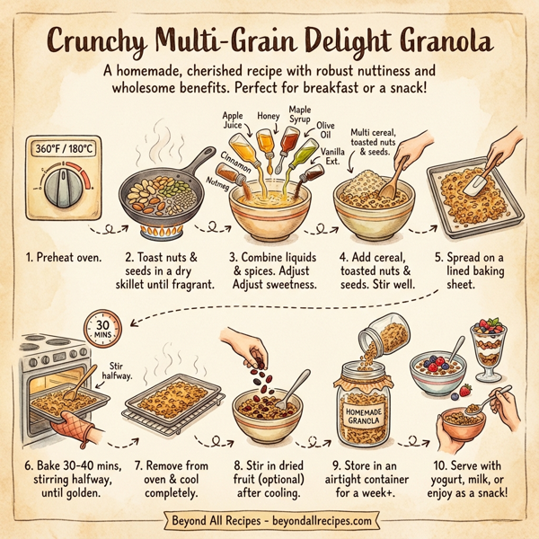 Crunchy Multi-Grain Delight Granola instructions