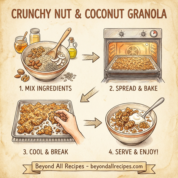 Crunchy Nut and Coconut Granola instructions