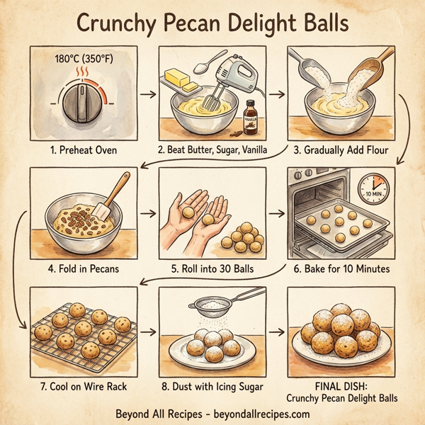 Crunchy Pecan Delight Balls instructions
