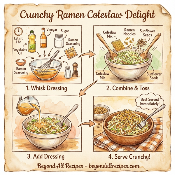 Crunchy Ramen Coleslaw Delight instructions