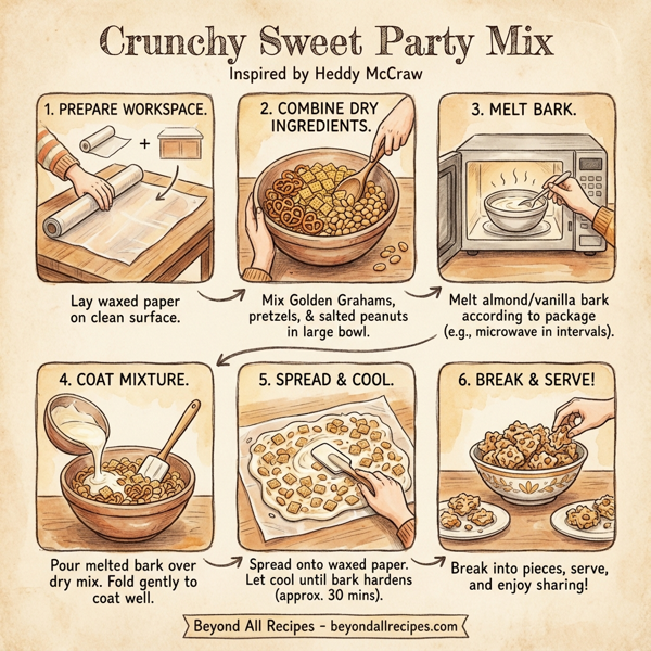 Crunchy Sweet Party Mix instructions