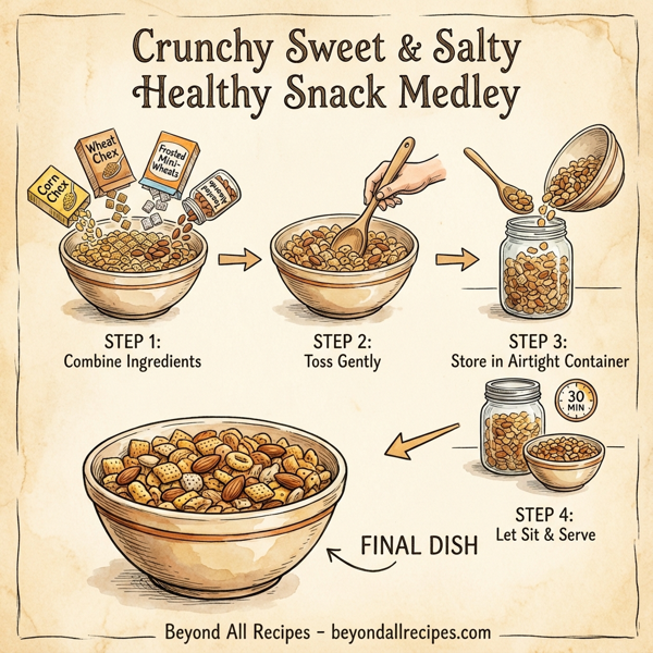 Crunchy Sweet & Salty Healthy Snack Medley instructions