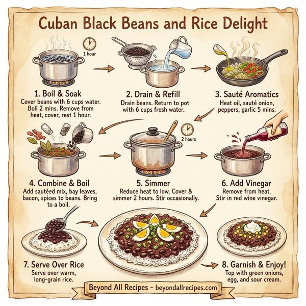Cuban Black Beans and Rice Delight instructions