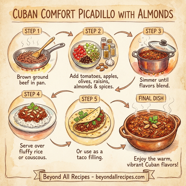 Cuban Comfort Picadillo with Almonds instructions