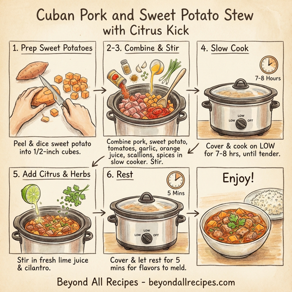 Cuban Pork and Sweet Potato Stew with Citrus Kick instructions