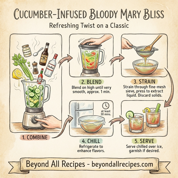 Cucumber-Infused Bloody Mary Bliss instructions