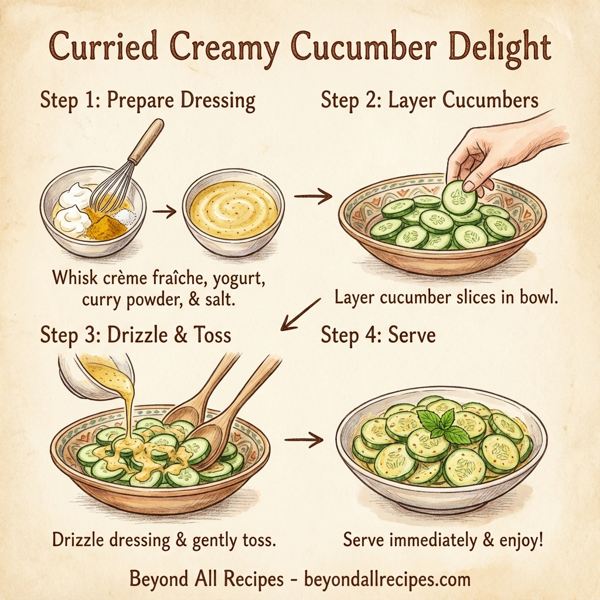 Curried Creamy Cucumber Delight instructions