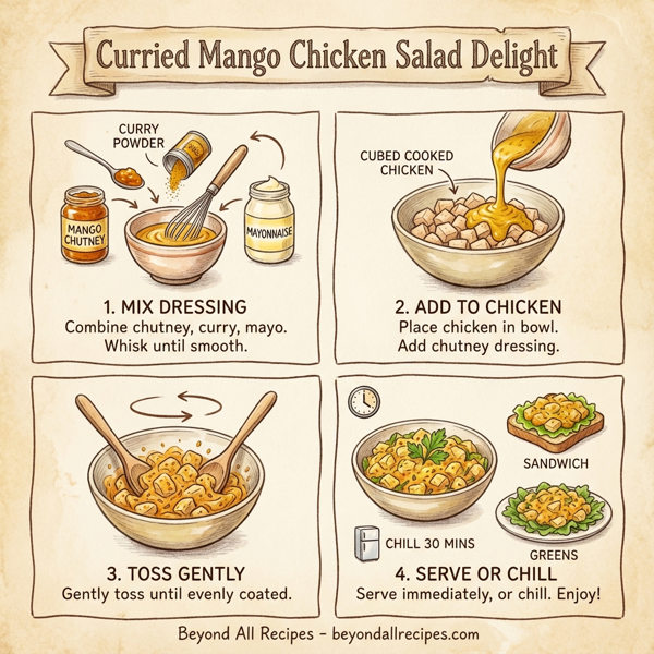 Curried Mango Chicken Salad Delight instructions