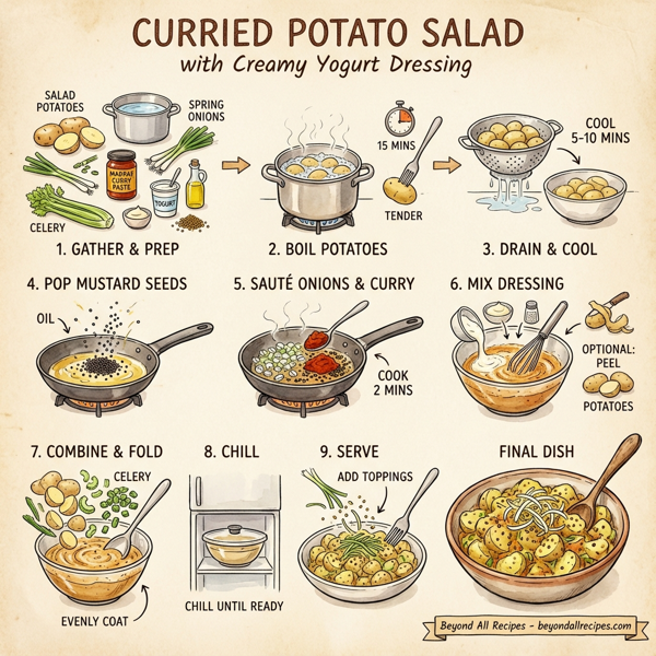 Curried Potato Salad with Creamy Yogurt Dressing instructions