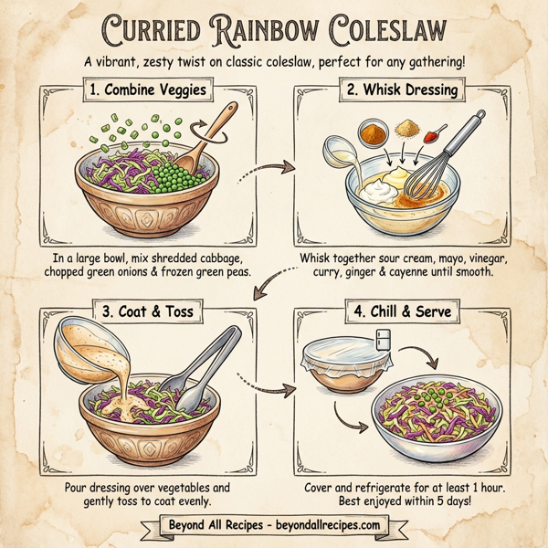 Curried Rainbow Coleslaw instructions