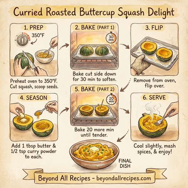 Curried Roasted Buttercup Squash Delight instructions
