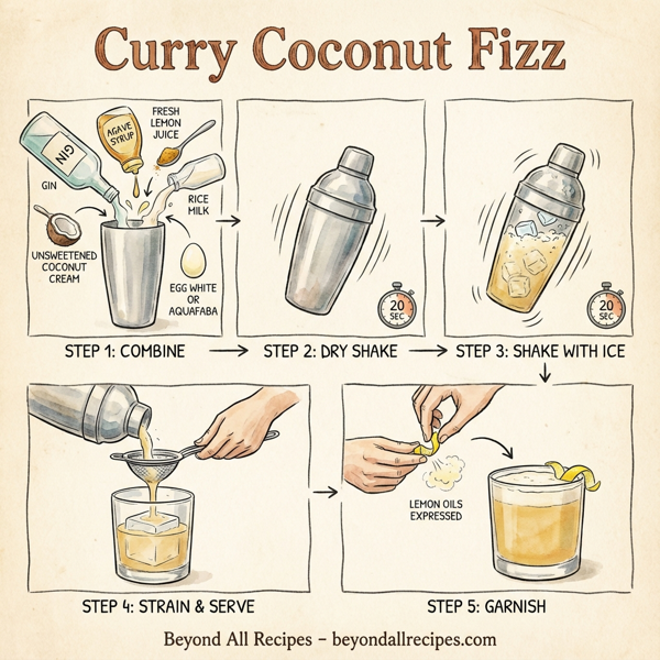 Curry Coconut Fizz instructions