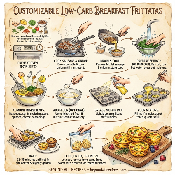 Customizable Low-Carb Breakfast Frittatas instructions