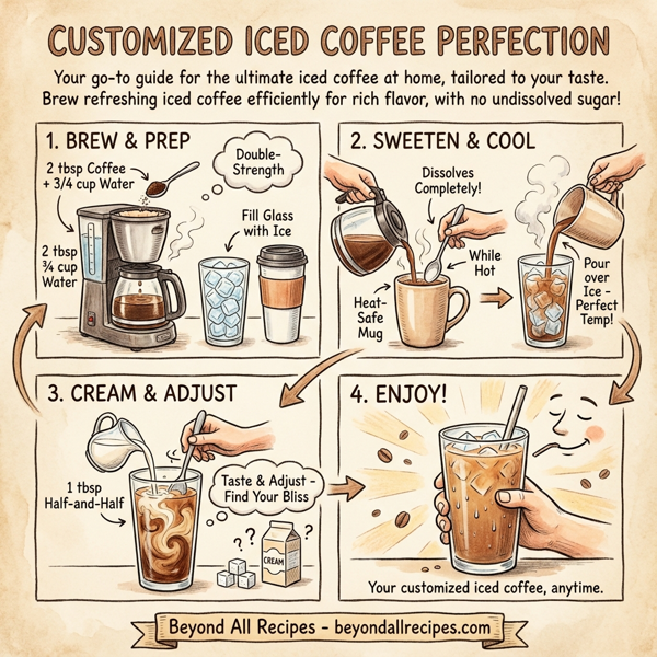 Customized Iced Coffee Perfection instructions