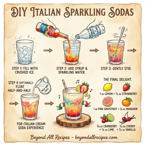 DIY Italian Sparkling Sodas instructions