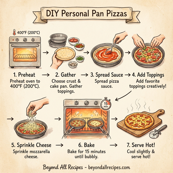 DIY Personal Pan Pizzas instructions