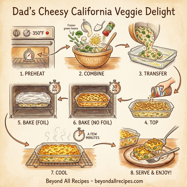 Dad's Cheesy California Veggie Delight instructions