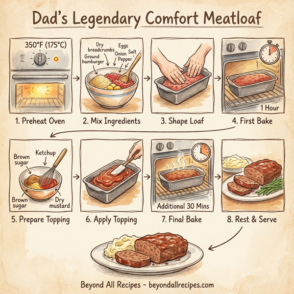 Dad's Legendary Comfort Meatloaf instructions