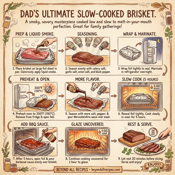 Dad's Ultimate Slow-Cooked Brisket instructions