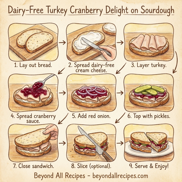 Dairy-Free Turkey Cranberry Delight on Sourdough instructions