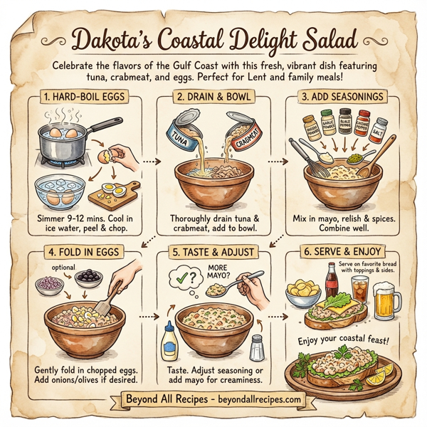 Dakota's Coastal Delight Salad instructions