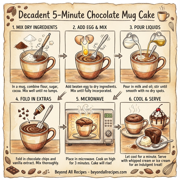 Decadent 5-Minute Chocolate Mug Cake instructions