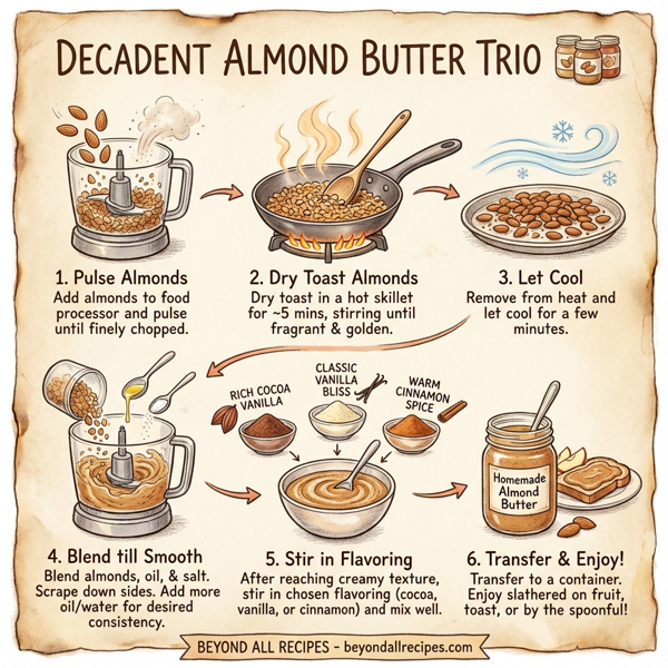 Decadent Almond Butter Trio instructions