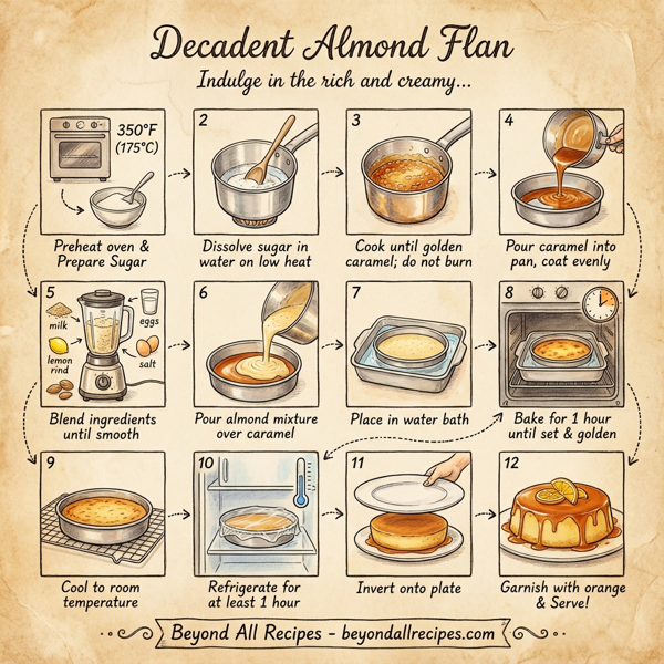 Decadent Almond Flan instructions