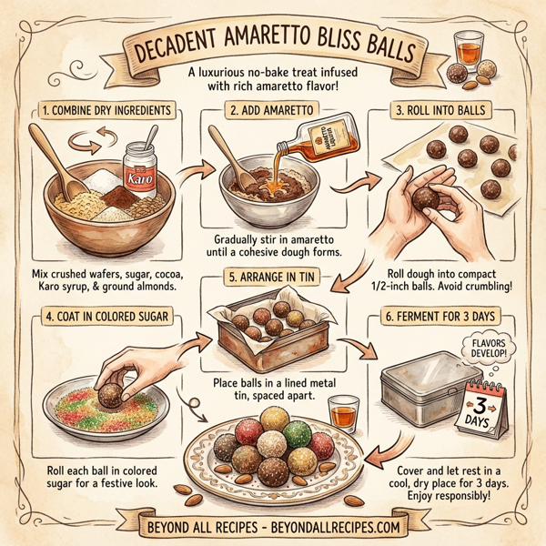 Decadent Amaretto Bliss Balls instructions
