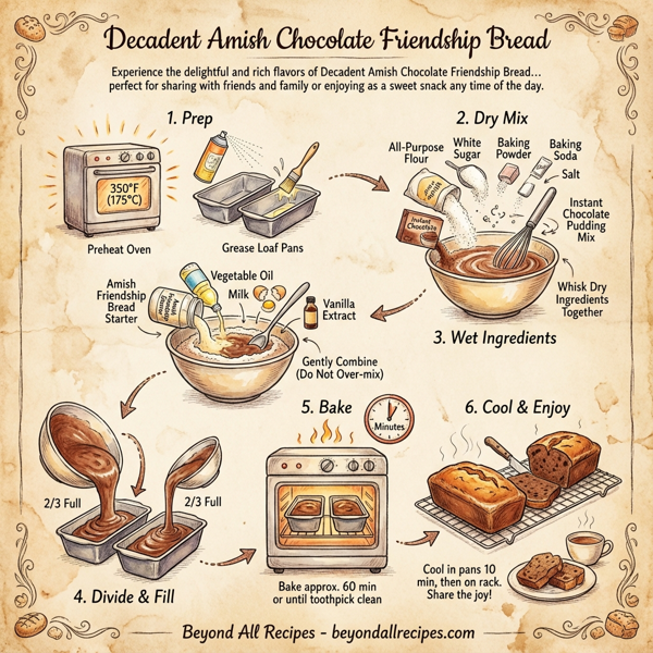 Decadent Amish Chocolate Friendship Bread instructions