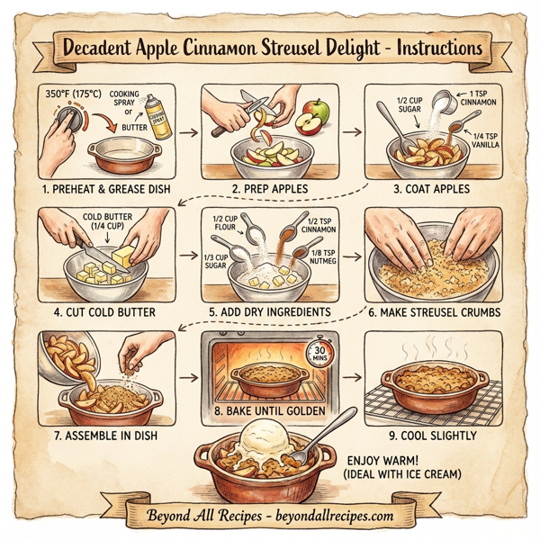 Decadent Apple Cinnamon Streusel Delight instructions