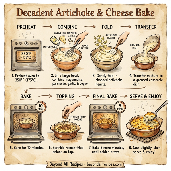 Decadent Artichoke and Cheese Bake instructions