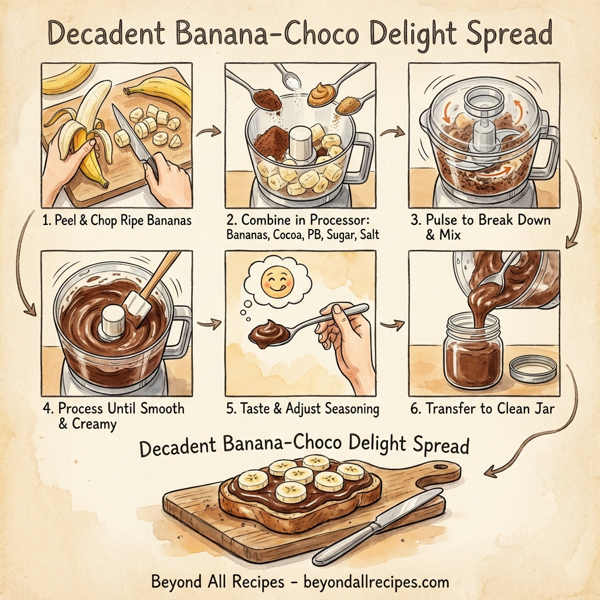 Decadent Banana-Choco Delight Spread instructions