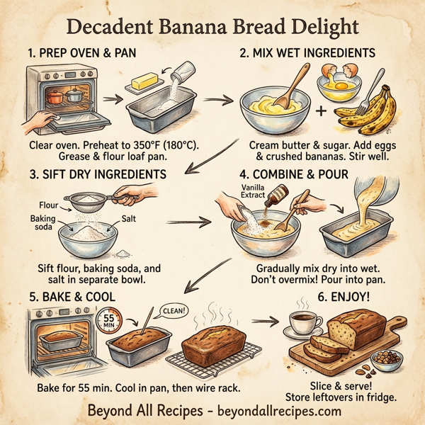 Decadent Banana Bread Delight instructions