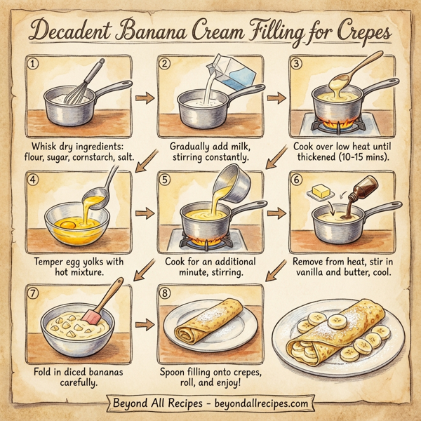Decadent Banana Cream Filling for Crepes instructions