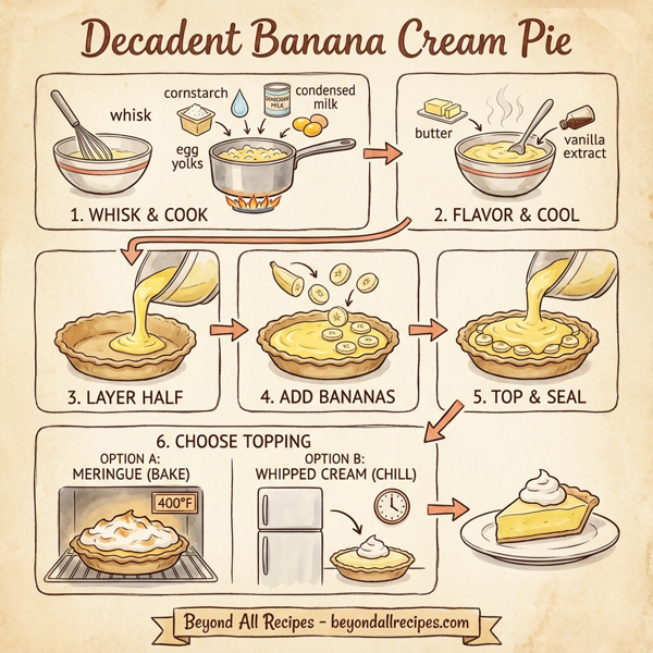 Decadent Banana Cream Pie instructions