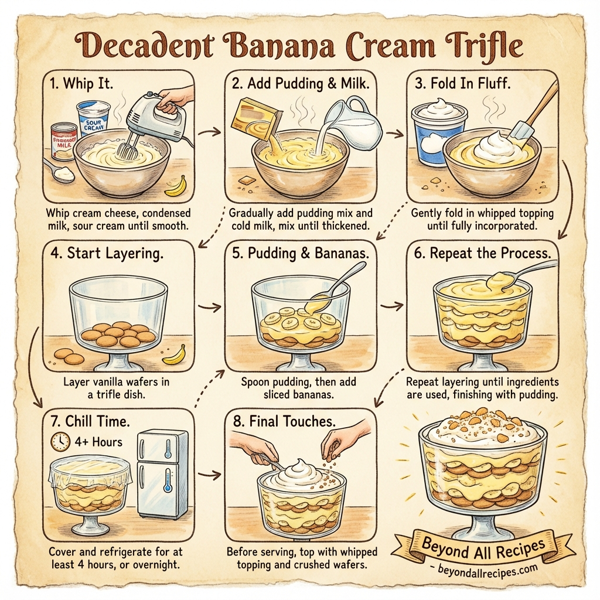 Decadent Banana Cream Trifle instructions